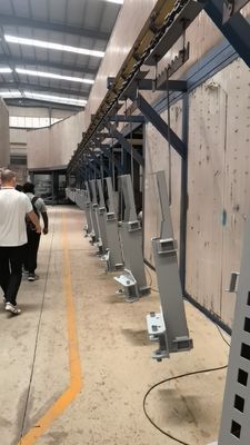Overhead Conveyor Coating Line With Energy Curing And Powder Recovery Solutions