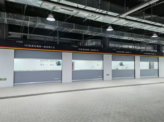 CoatTech Standard Downdraft Car Sanding Station With Galvanized Metal Basement And Ceiling Filter Filtration System