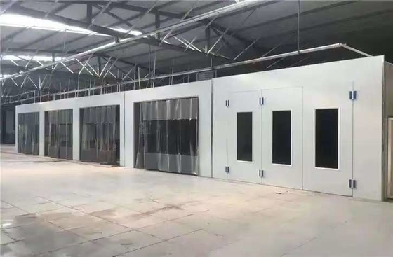 Grinding Room with Electric Gas Diesel Burner Heating System Spray Booths Car Sanding Room Car Preparation Room