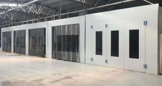 Pre Station Double Bay Preparation Station Offering Independent Air Systems and Double Power Fans for Vehicle Processing