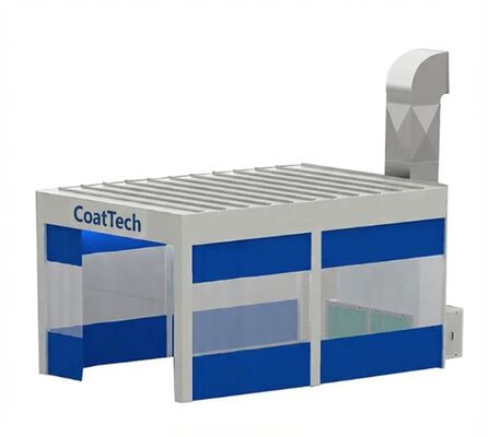 CoatTech Flush-Floor Pit Style Automotive Sanding Bay For High-End Collision Centers