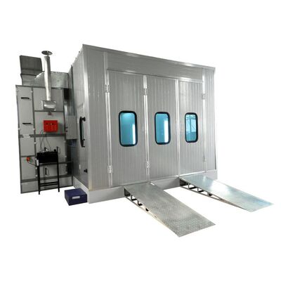Customized Automotive Paint Spray Booth White Blue Vehicle Spray Booth