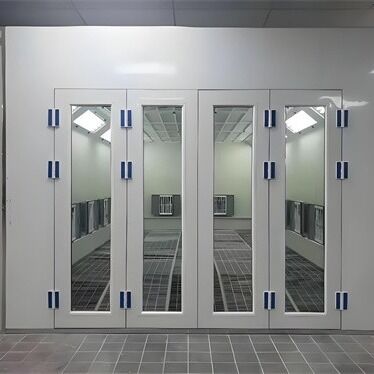 PLC Touch Screen Control Spray Booth