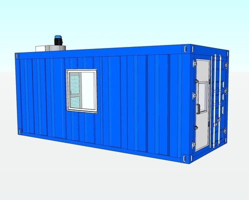 Kompakter Container Spray Booth Garage Spray Booth mit Lufteinlass und Abgasfilter