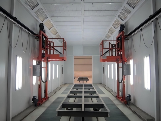 3D Cart Paint Booth Man Lift Perfekt für hohe Werkstücke in Sprühkabinen