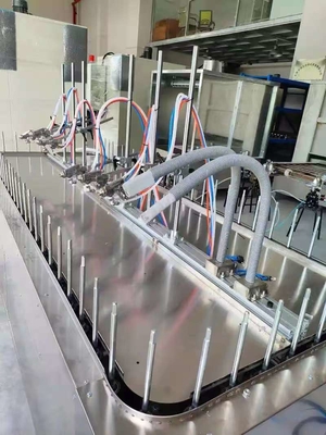 Automatische, fortschrittliche Technologie Antihaftbeschichtungsmaschine Neueste Spritzlackstraße