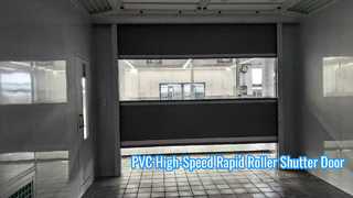 PVC-Hochgeschwindigkeits-Rolltor für Spritzkabinen und Werkstattdurchgänge